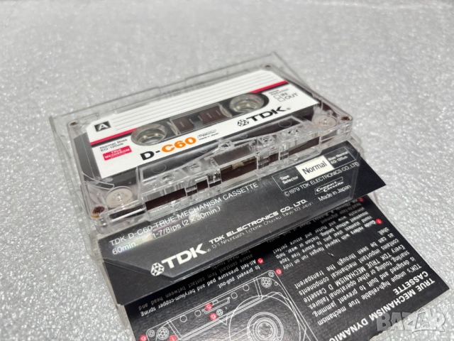 Колекционерска Аудио Касета TDK D-C60 "True Mechanism" от 1979 год., произведена в Япония. , снимка 4 - Аудио касети - 53734193