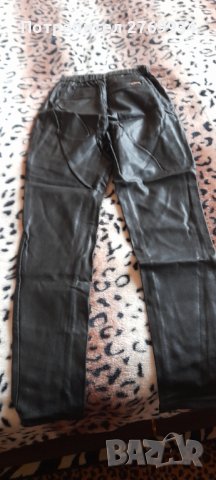 Чисто нов черен кожен клин номер 26, снимка 1