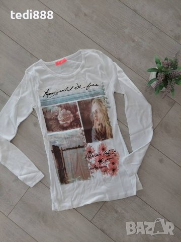 Нова бяла блузка, снимка 1 - Блузи с дълъг ръкав и пуловери - 40322934