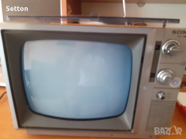 Колекционерски SONY TV-121EP, 14'' черно-бял телевизор., снимка 7 - Телевизори - 41526716