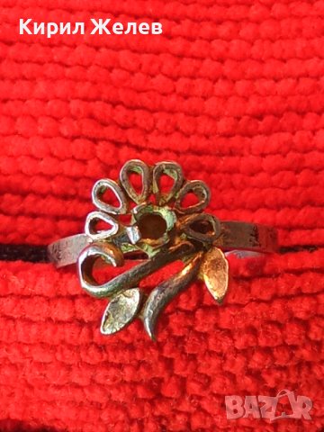 СРЕБЪРЕН ПРЪСТЕН - ЦВЕТЕ МАЙСТОРСКА ИЗРАБОТКА 17139, снимка 9 - Антикварни и старинни предмети - 31557464