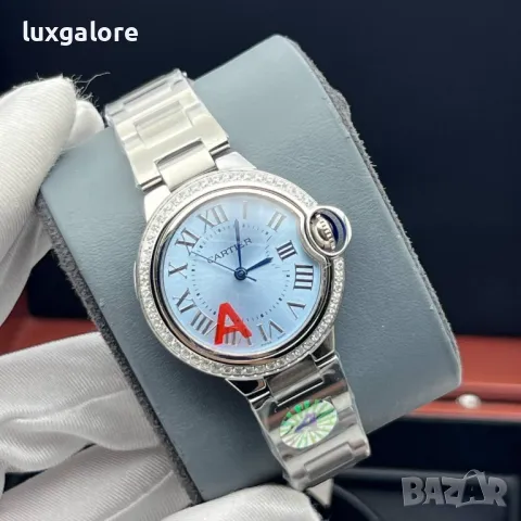 Дамски часовник Cartier Ballon Bleu De Cartier Blue с кварцов механизъм, снимка 2 - Дамски - 48797243