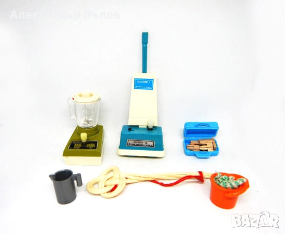 Играчки за Навиване Куклена Kъща Galoob Кухненско Oборудване Уреди Японски Миниатюрни