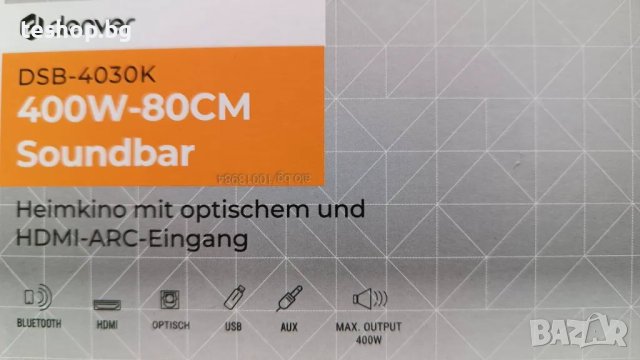 Саундбар Denver DSB-4030K 80 см, снимка 2 - Други - 48677047