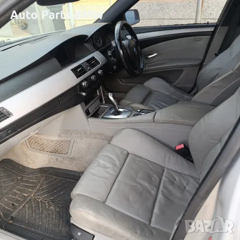 Кожен салон BMW E60 Facelift БМВ Е60 Фейслифт сиво кожено рекаро BMW E60, снимка 2 - Части - 48421151