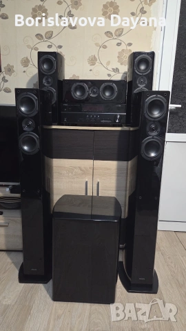  Yamaha RX-V381 + тонколони 5.1 Philips SW9900, снимка 2 - Тонколони - 53434932