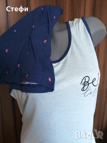 Дамска пижама с шорти, снимка 3 - Пижами - 51091868