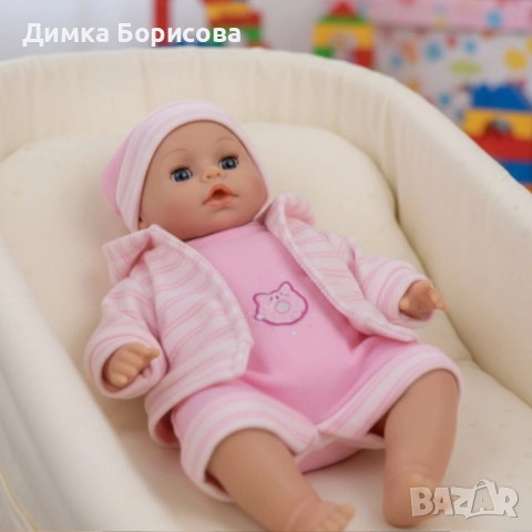 Кукла бебе с мигащи очички и зимни дрехи - Идеалният подарък за вашето дете, снимка 6 - Кукли - 52829752