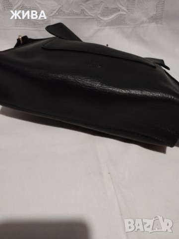 MULBERRY ЕСТЕСТВЕНА КОЖА - черна, мъжка чанта през рамо, снимка 5 - Чанти - 41682758