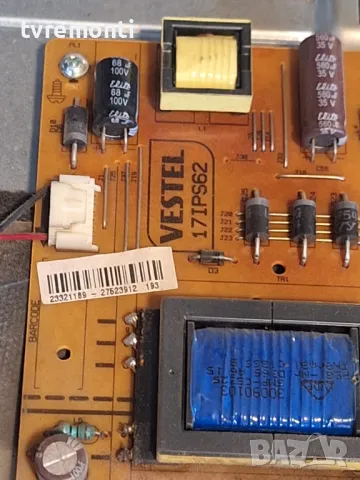 POWER BOARD ,17IPS62,for ,JVC  LT-32V250 , for 32inc DISPLAY VES315WNDL-2D-N11, снимка 2 - Части и Платки - 49820539