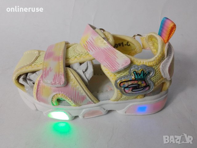 Детски сандали Clibe светещи , снимка 1