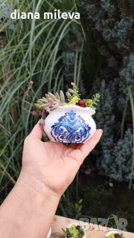 Гърнета аранжирани със сукуленти!, снимка 10 - Декорация за дома - 52496408