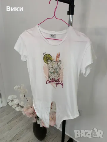 Тениска Liu Jo размер XS-S, снимка 10 - Тениски - 49692989