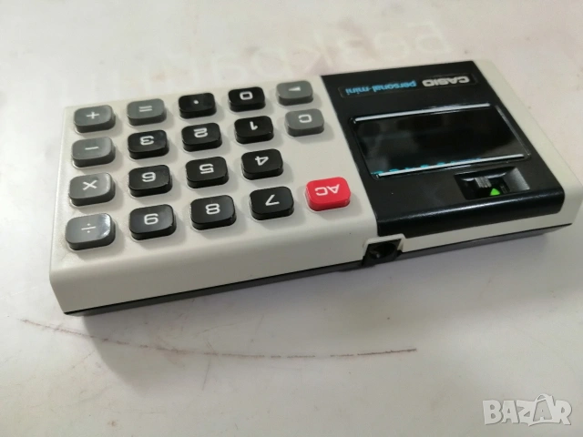 Ретро калкулатор CASIO personal-mini, снимка 3 - Антикварни и старинни предмети - 53500482