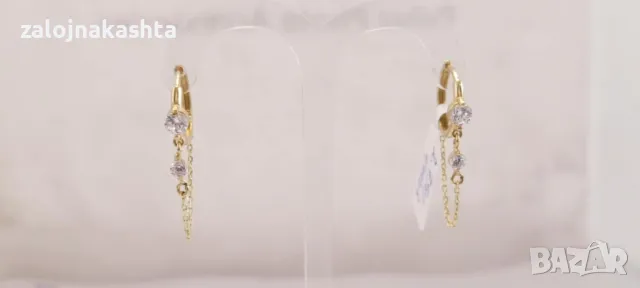 Нови Златни обеци-2,75гр/14кр, снимка 2 - Обеци - 49343420