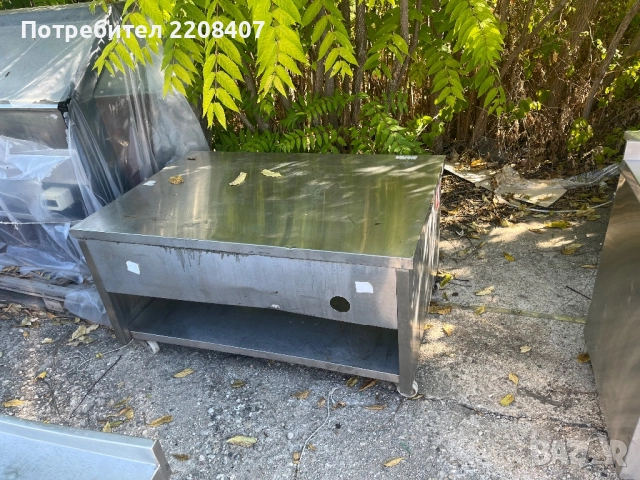 Работна маса шкаф неръждавейка, снимка 4 - Обзавеждане на кухня - 51804849