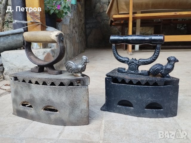 Старинна ютия на въглища , снимка 4 - Антикварни и старинни предмети - 42660880