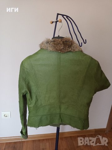 Кожено яке-естествена кожа, снимка 3 - Якета - 41766416