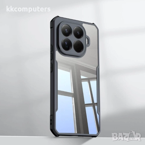 XUNDD Калъф за Xiaomi 15T Pro, Прозрачен акрилен гръб | Удароустойчив | Протектор в Комплекта, снимка 7 - Калъфи, кейсове - 52377436