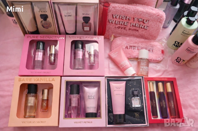 Victoria's Secret подаръчни комплекти, лосиони с блясък, спрейове, снимка 6 - Комплекти и лотове - 43314628