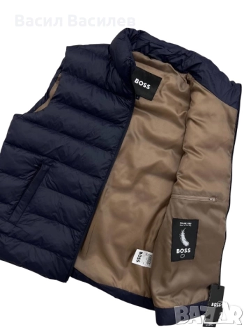 Мъжки елек Hugo Boss, снимка 2 - Якета - 51873216