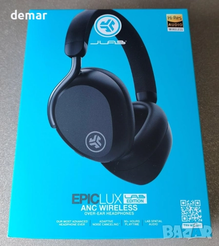 JLab Epic Lux Lab Edition слушалки с активно шумопотискане - безжични, снимка 9 - Bluetooth слушалки - 52963550