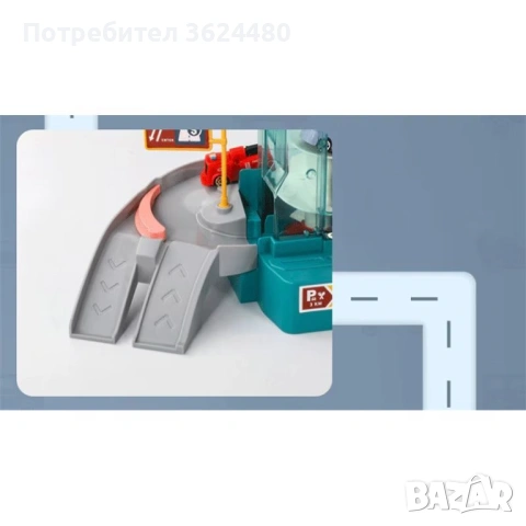 Детски паркинг с колички и Електрически Асансьор 4798, снимка 9 - Коли, камиони, мотори, писти - 53359162