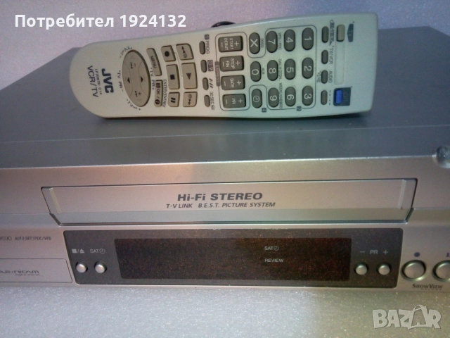 JVC записващо видео, снимка 2 - Ресийвъри, усилватели, смесителни пултове - 52342821