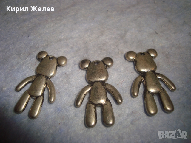 3 ПОСРЕБРЕНИ МЕЧЕТА - ФИГУРАЛНИ АРТ МЕДАЛЬОНЧЕТА 25826, снимка 4 - Колиета, медальони, синджири - 36095059