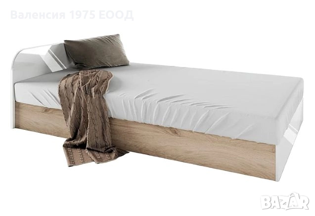 Легло персон и половина с повдигащ механизъм Сити 2011 сонома, орех или комбинация бяло/ арвен, снимка 9 - Спални и легла - 29579177