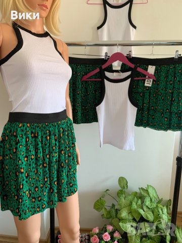 Бял потник топ в размер ХS, снимка 5 - Потници - 41224431