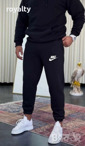 Nike черен ватиран мъжки екип , снимка 2 - Спортни дрехи, екипи - 51846012