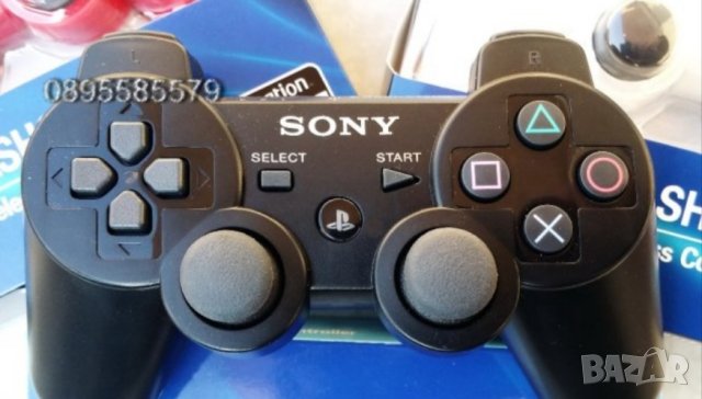  Безжичен джойстик  Sony за Плейстейшън 3, снимка 3 - PlayStation конзоли - 41826584