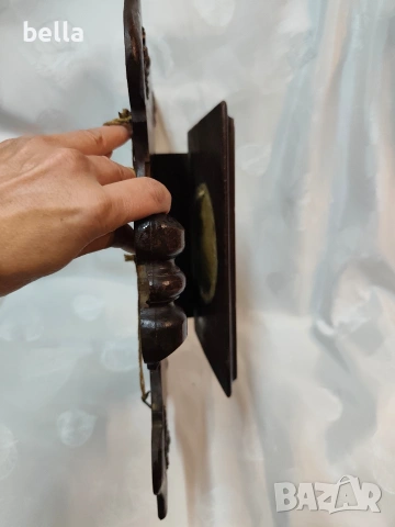 Антикварен стенен държач за вестници и списания (края на XIX / началото на XX век)., снимка 5 - Антикварни и старинни предмети - 53836157