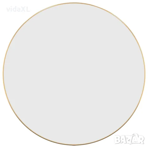 vidaXL Стенно огледало злато Ø 60 см кръгло
