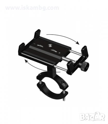 ВЕЛО СТОЙКА ЗА ТЕЛЕФОН НА ВЕЛОСИПЕД, АЛУМИНИЕВА - код 2655, снимка 4 - Аксесоари за велосипеди - 33927905