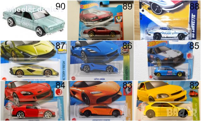 Метални колички Hot Wheels Хот Уиилс в мащаб 1:64 От различни години, снимка 5 - Колекции - 29076230