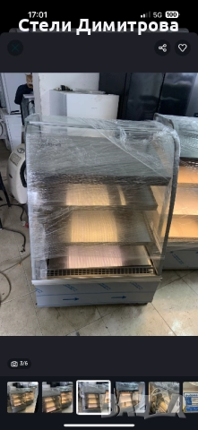 Сладкарска хладилна витрина /Швеция/ 90см, снимка 3 - Хладилни витрини и фризери - 52279053