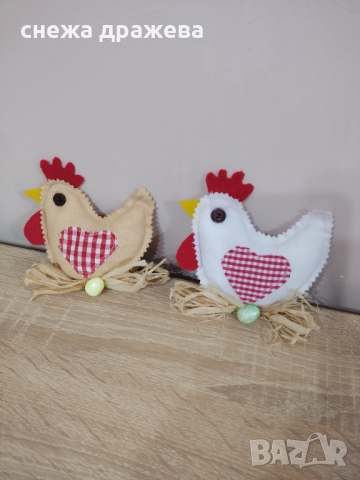 Великденски кокошки, снимка 4 - Декорация за дома - 36089921