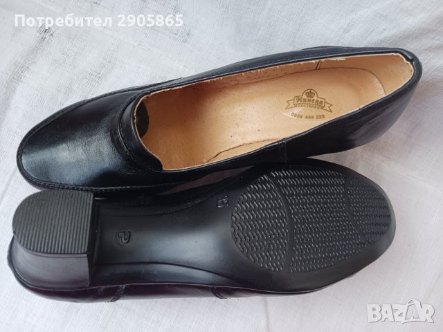Нови кожени български обувки, снимка 8 - Дамски обувки на ток - 42299755
