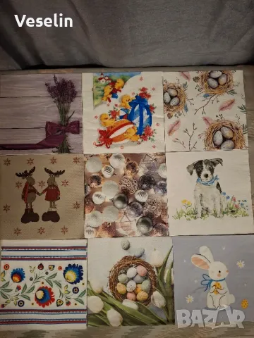 Лот луксозни салфетки , снимка 6 - Други стоки за дома - 50277806
