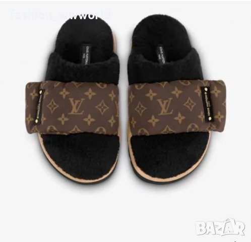 Топли чехли LOUIS VUITTON (35-40) - реплика, снимка 1