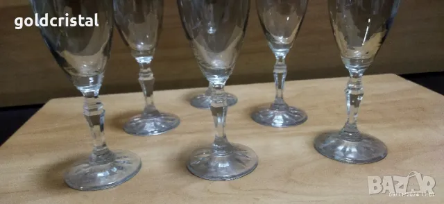 ретро кристални чаши , снимка 6 - Антикварни и старинни предмети - 47909057