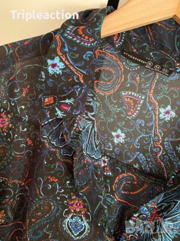 Atmosphere, RYTMOgraphic - flowers - XXL риза с издължен гръб 