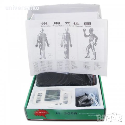 Уред за физиотерапия, за електромагнитна терапия, Масаж, Електростимулация,  Акупунктура с чехли, снимка 3 - Масажори - 39795471