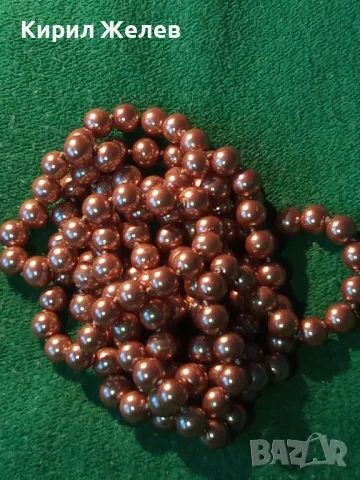 СТИЛНА ВИНТИДЖ АРТ ОГЪРЛИЦА КОЛИЕ МЪНИСТА и ЧЕШКИ ПЕРЛИЧКИ 47265, снимка 8 - Колиета, медальони, синджири - 47220337