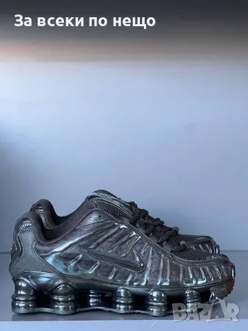 Nike Shox Дамски Черни Маратонки👟Дамски Спортни Обувки В Черен Цвят Найк Шокс Код E166, снимка 5 - Маратонки - 55840843
