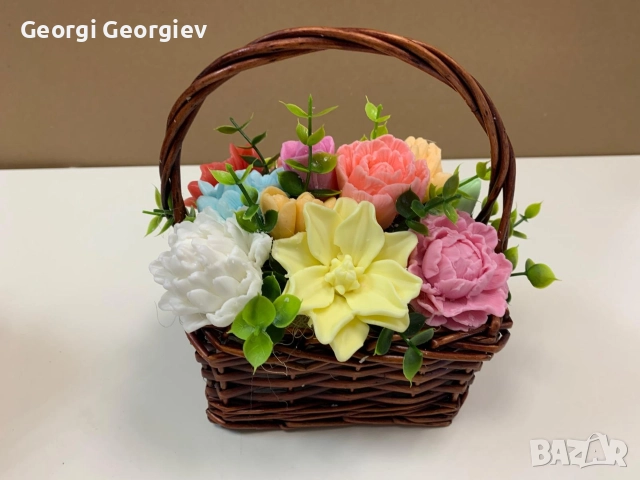 цветя изработени с глицеринов ароматен сапун и Българска роза 🌹 Стара Загора Център., снимка 8 - Декорация за дома - 52838901