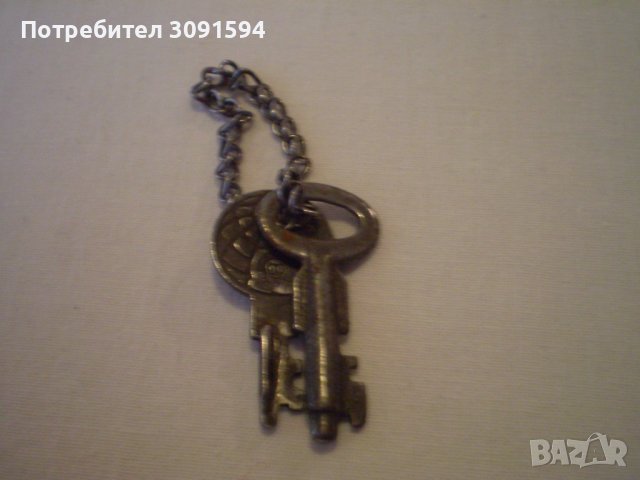 Ретро два малки ключа за катинар за пътна чанта за сейф, снимка 5 - Антикварни и старинни предмети - 40496714