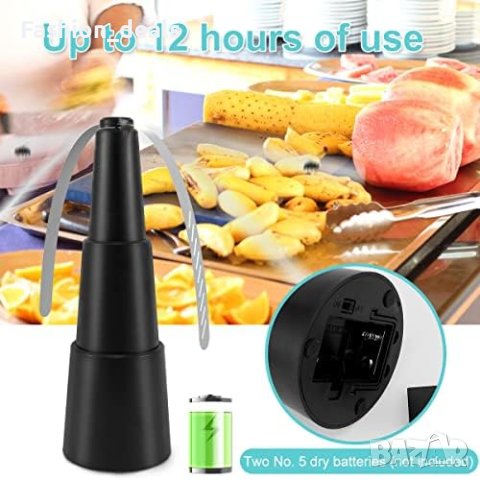 Нов Преносим Вентилатор за отблъскване на мухи Ресторант Маса Пикник, снимка 7 - Други стоки за дома - 42001067